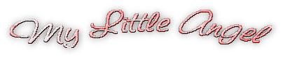 soave text little angel pink - gratis png
