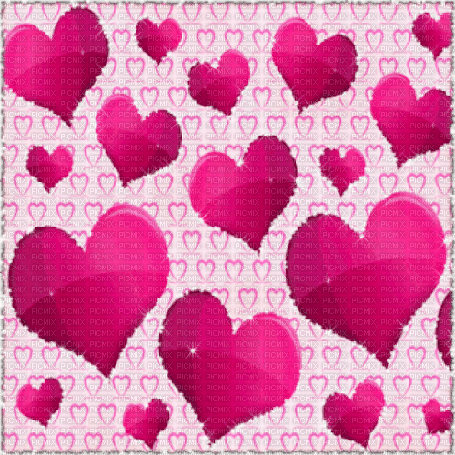 background hearts pink - GIF animado grátis