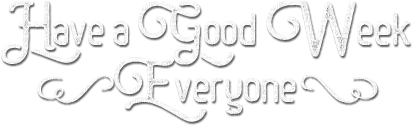 soave text have a good week white - png gratis