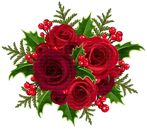 Christmas_Rose-----jul-ros - ilmainen png