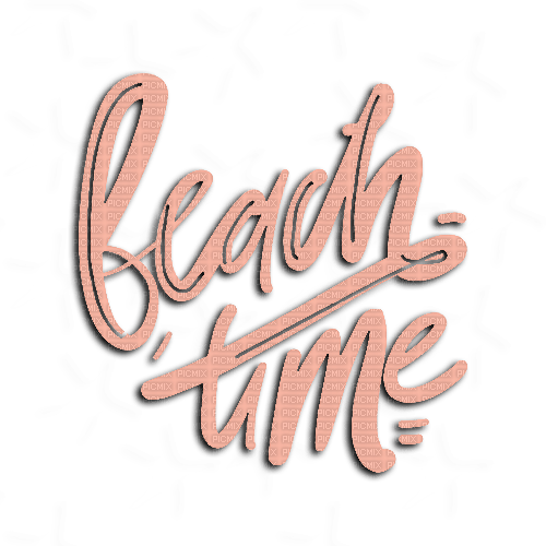 text summer quote pink beach time dolceluna - PNG gratuit