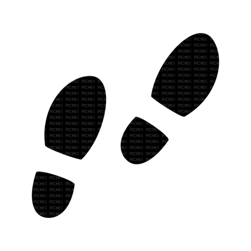 Two Black footsteps 🙂 - 免费PNG