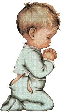 child praying bp - GIF animé gratuit