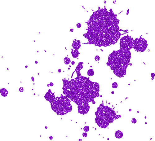 Glitter.Spatter.Purple - PNG gratuit