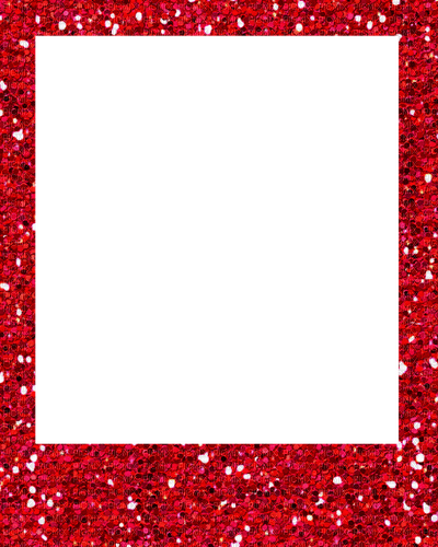 Glitter.Frame.Red - png gratuito