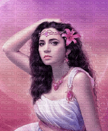 woman pink-NitsaP - Free animated GIF