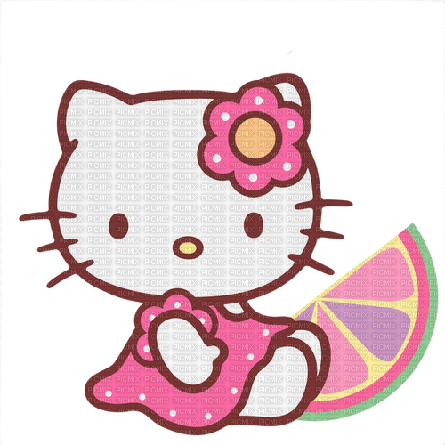 Hello Kitty, hello , kitty , cartoon , cute , pink , cat , citrus - Free  PNG - PicMix