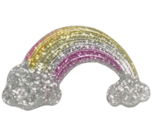 Glitter Rainbow - nemokama png