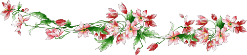 pink flowers tube gif - GIF animate gratis