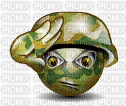 Smiley Militaire - Free PNG