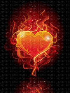 cuore di fuoco - Бесплатни анимирани ГИФ