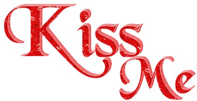 Kaz_Creations Colours Logo Text Kiss Me - Besplatni animirani GIF