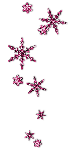 Pink Snowflakes - Free PNG