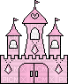 little pink castle - GIF animado grátis