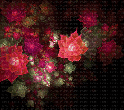 Flowers.Fleurs.Spring.Neon.Victoriabea - Free animated GIF