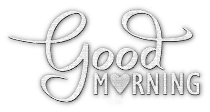 soave text good morning white - darmowe png