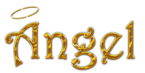 Angel.Text.Gold.or.Victoriabea - ilmainen png