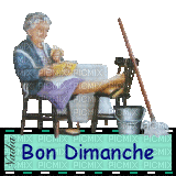BON DIMANCHE_FEMME AU REPOS - Ücretsiz animasyonlu GIF