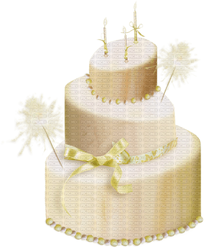 kikkapink deco scrap birthday white cake - zadarmo png