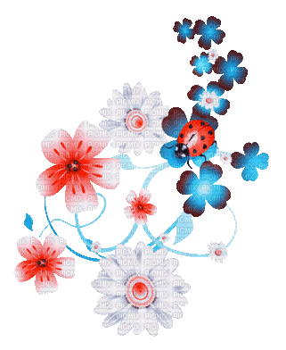 soave deco branch animated spring flowers patrick - Nemokamas animacinis gif