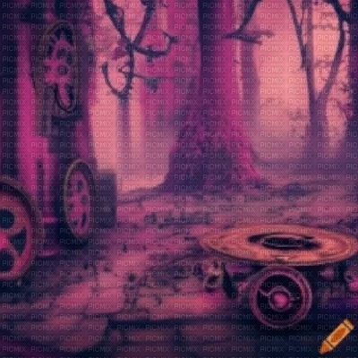 Pink Steampunk Background - 無料png