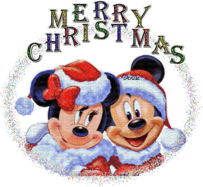 Kaz_Creations Christmas Mickey Minnie - δωρεάν png
