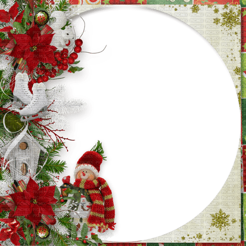 Cadre.Frame.Christmas.Noël.Victoriabea - Free PNG