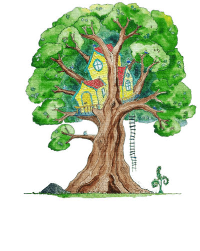 tree - house - zdarma png