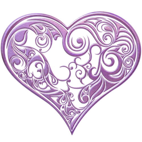 hjärta--lila--hearts-purple - zadarmo png