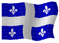 Drapeau Du Québec - Besplatni animirani GIF
