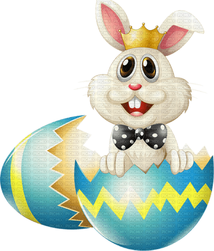 Easter. Rabbit. Egg. Leila - Free PNG