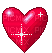 sparkly heart - Бесплатный анимированный гифка
