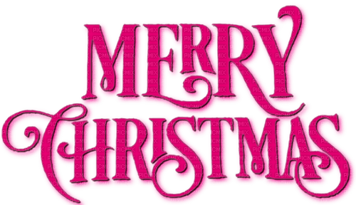 Merry Christmas.Text.Pink - besplatni png