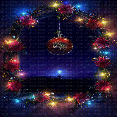 christmas lights bg  gif noel lumiere fond - Darmowy animowany GIF