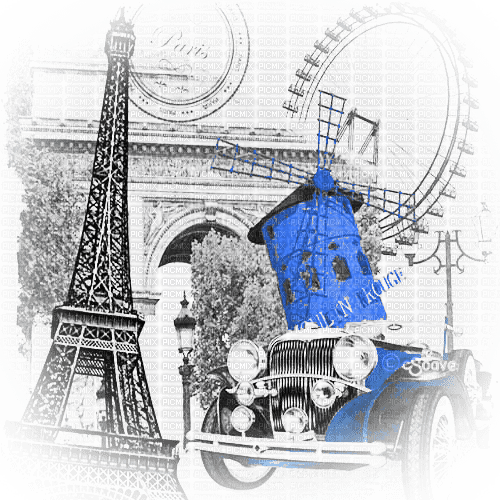 soave background transparent vintage paris - kostenlos png