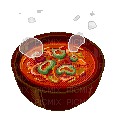 bowl of food - Gratis animerad GIF