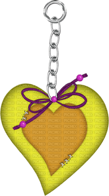Kaz_Creations Hanging Heart Love Dangly Things Colours Deco - png ฟรี