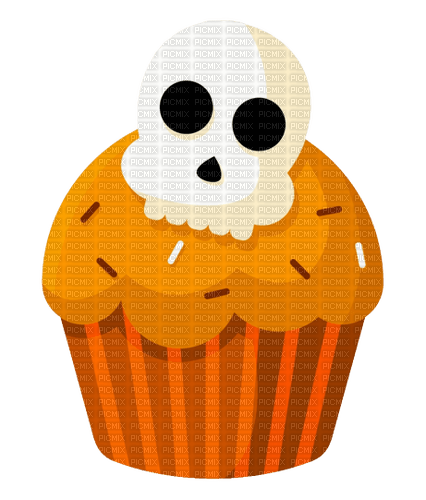 Halloween.Cupcakes.orange.Victoriabea - zadarmo png