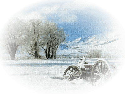 paysage hiver - 無料png
