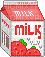 Strawberry Milk - GIF animé gratuit