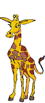 girafe - GIF animado gratis