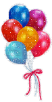 ballon couleurs - Gratis animerad GIF