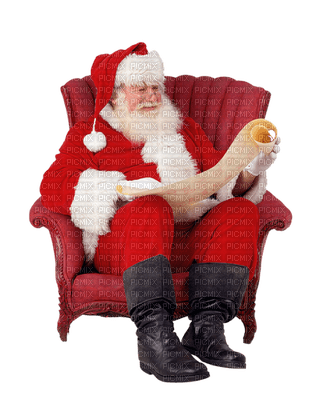 LECTURE DU PERE NOEL - 免费PNG
