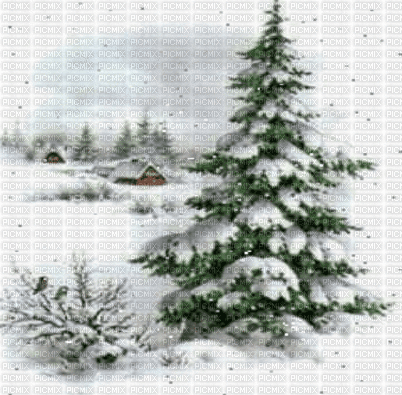 loly33  fond hiver - Gratis animeret GIF