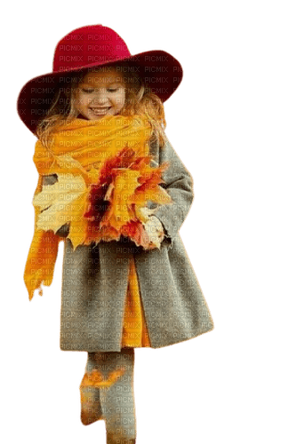 loly33 enfant automne - PNG gratuit