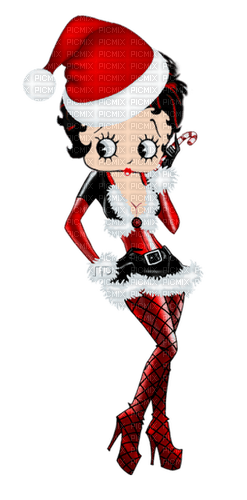 Betty Boop Christmas - Free PNG