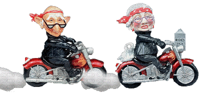 grandpa and grandma on tour - GIF animate gratis