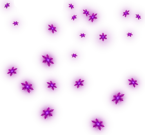 Snowflakes.Purple - PNG gratuit