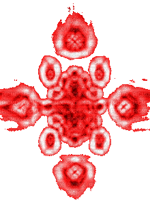 eff rouge red effet effect fond background encre tube gif deco glitter animation anime - Bezmaksas animēts GIF