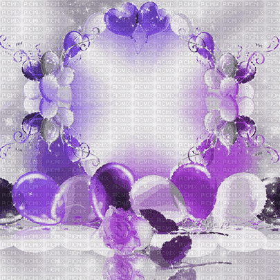 soave background animated birthday balloon purple - Animovaný GIF zadarmo